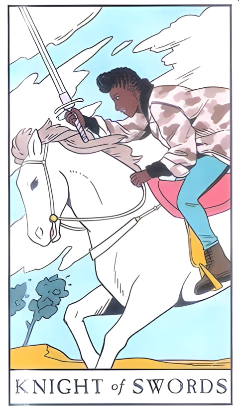 Knight of Swords — Modern Witch Tarot