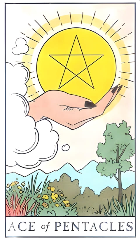 Ace of Pentacles — Modern Witch Tarot