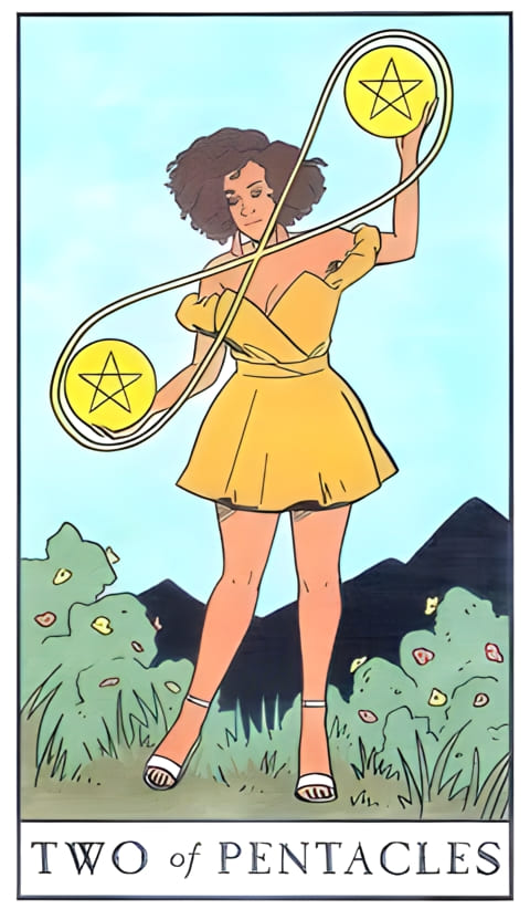 Two of Pentacles — Modern Witch Tarot