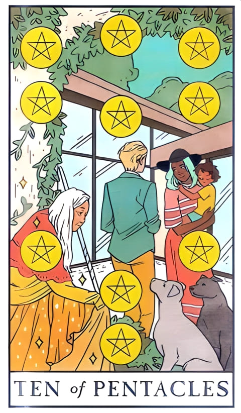 Ten of Pentacles — Modern Witch Tarot