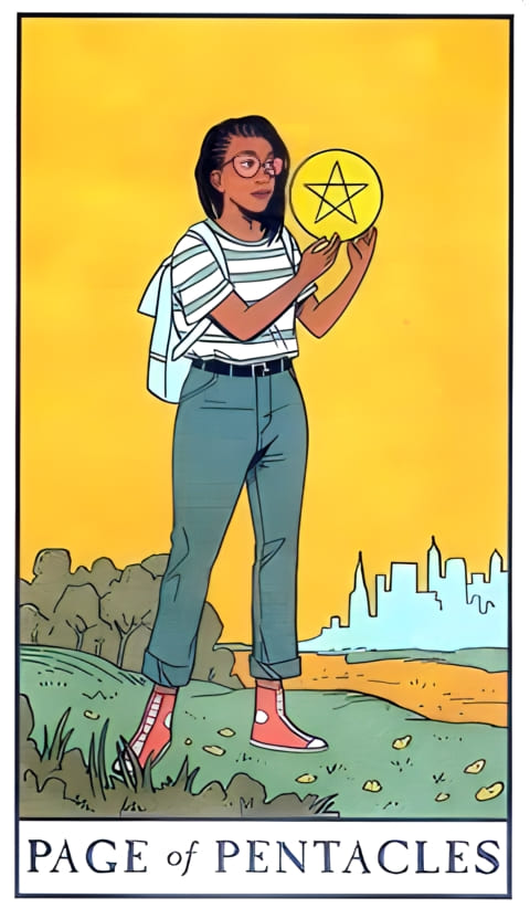 Page of Pentacles — Modern Witch Tarot