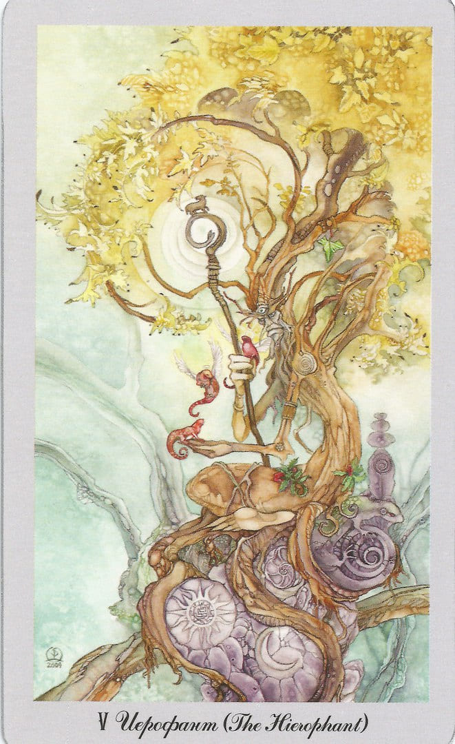 El Hierofante — Shadowscapes Tarot