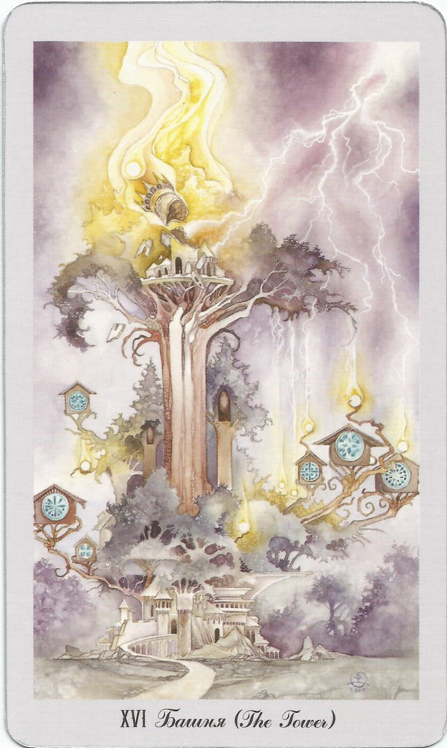 The Tower — Shadowscapes Tarot