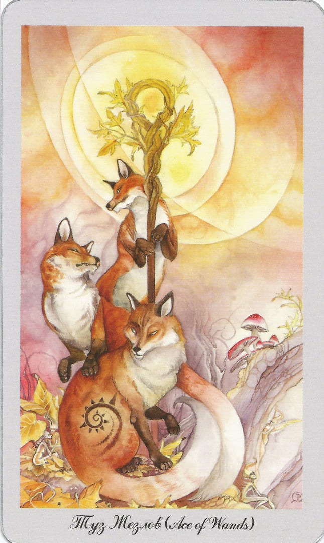 As de Bastos — Shadowscapes Tarot