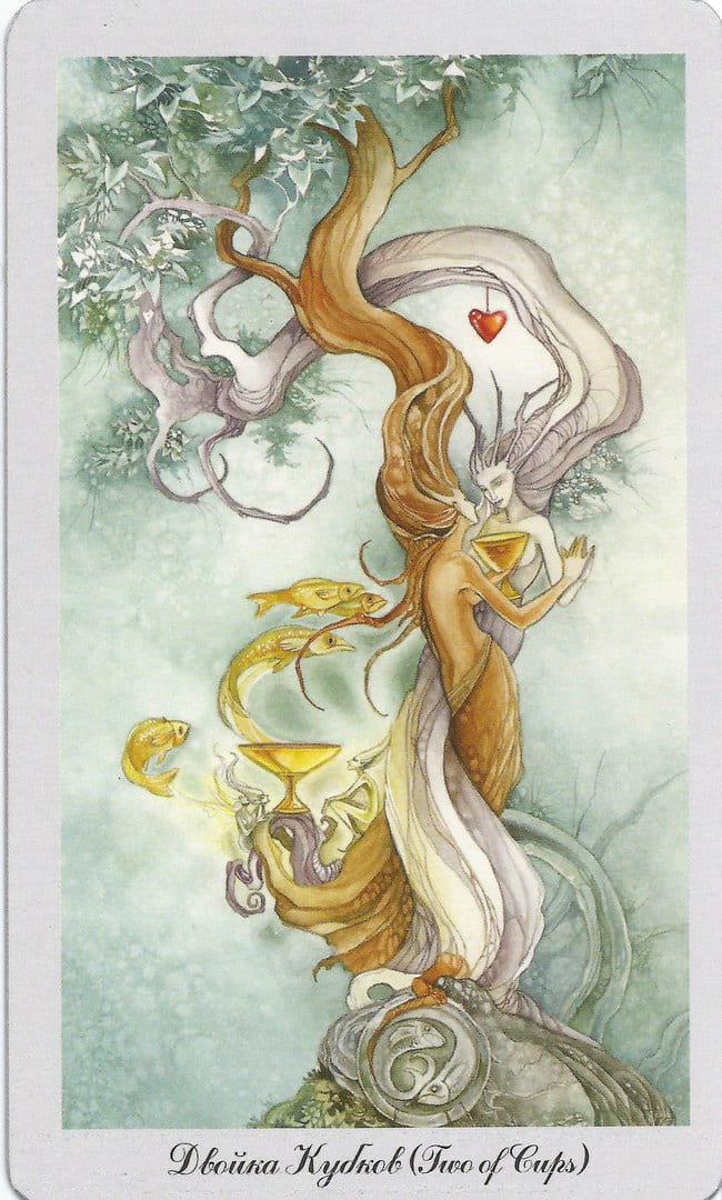 Dos de Copas — Shadowscapes Tarot