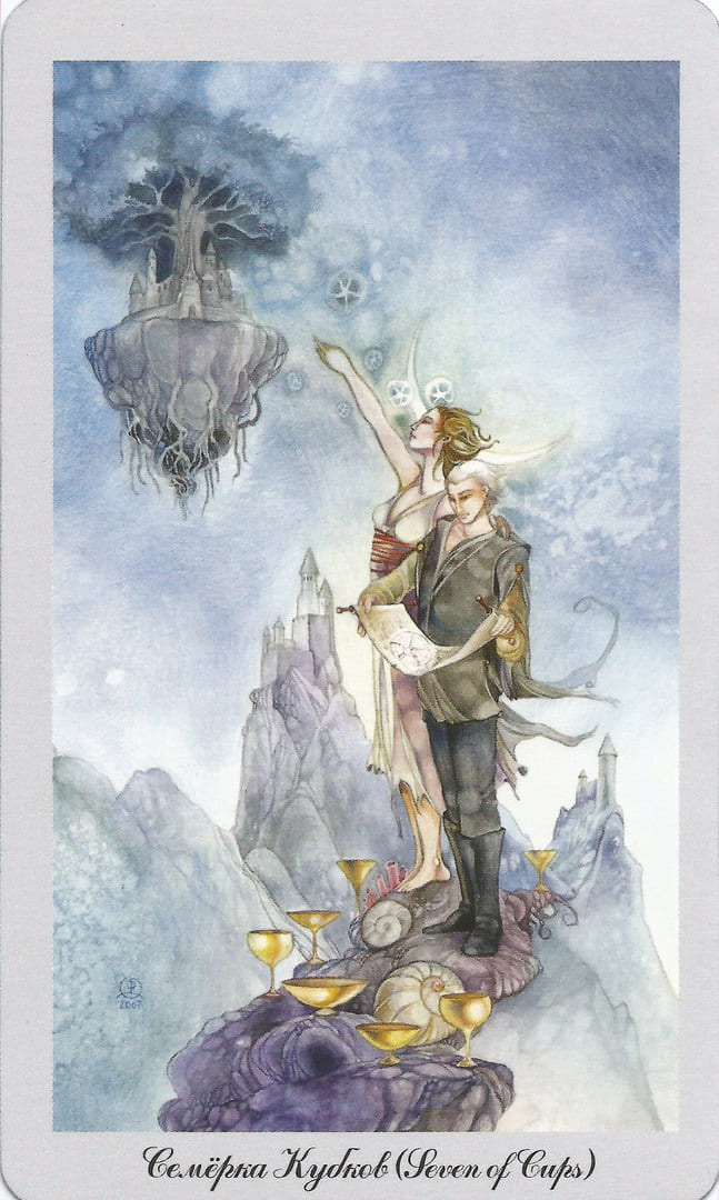 Siete de Copas — Shadowscapes Tarot