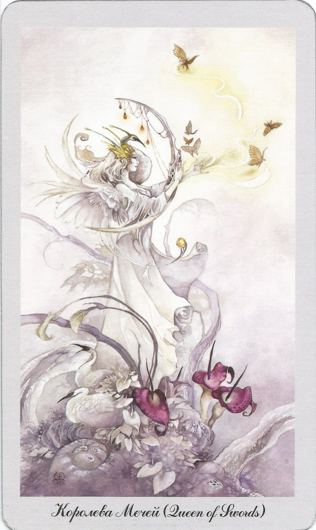 Reina de Espadas — Shadowscapes Tarot
