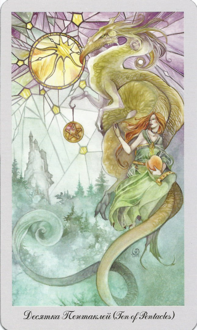 Diez de Oros — Shadowscapes Tarot