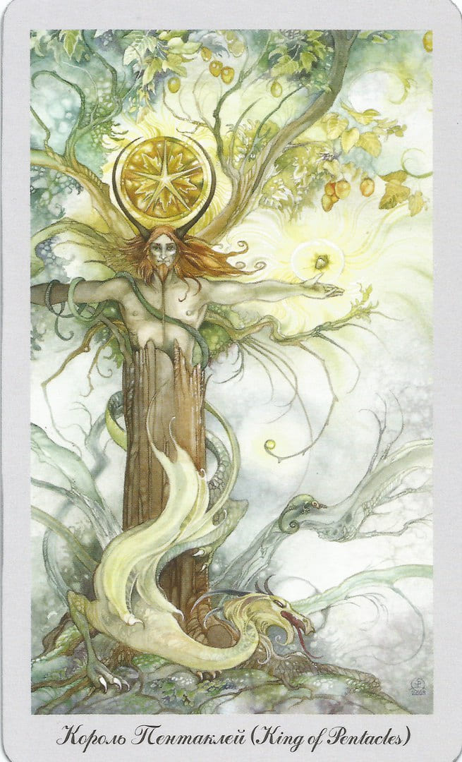 Rey de Oros — Shadowscapes Tarot