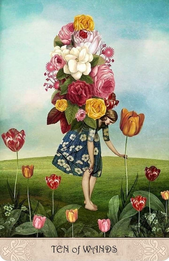 Ten of Wands — Tarot of Mystical Moments