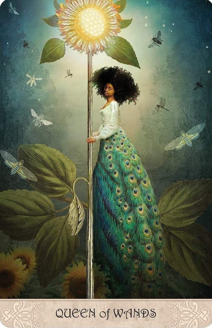 Queen of Wands — Tarot of Mystical Moments
