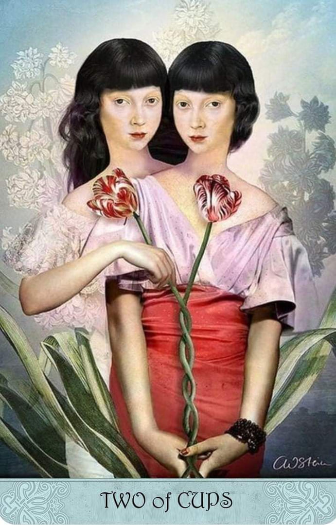 Two of Cups — Tarot of Mystical Moments