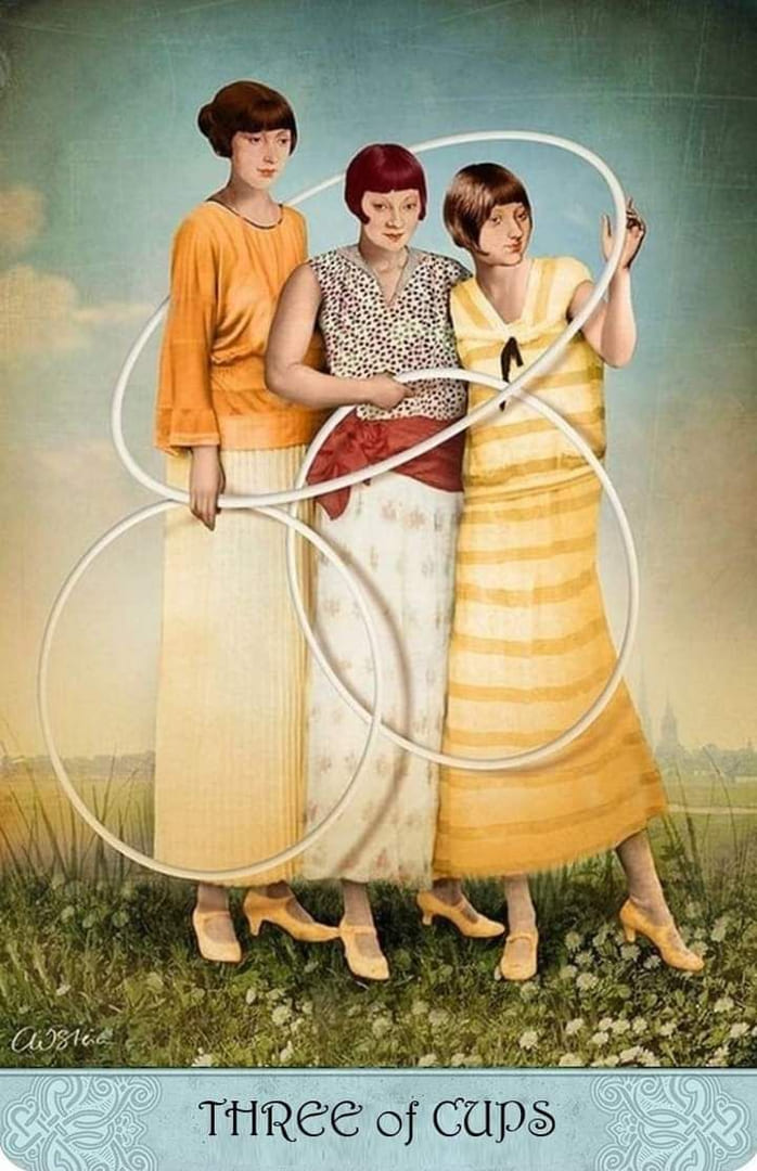 Three of Cups — Tarot of Mystical Moments