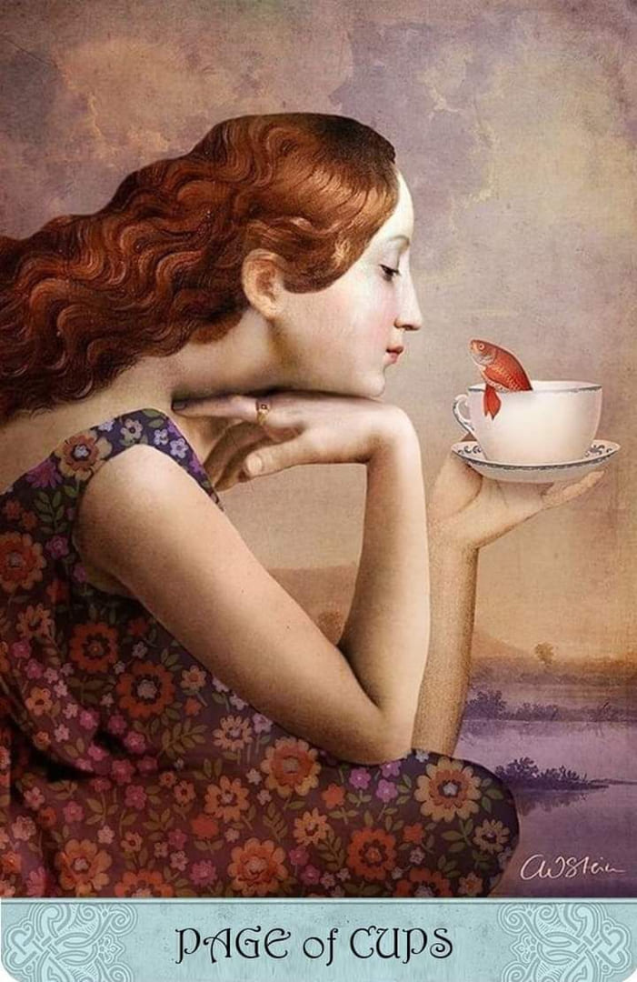 Page of Cups — Tarot of Mystical Moments
