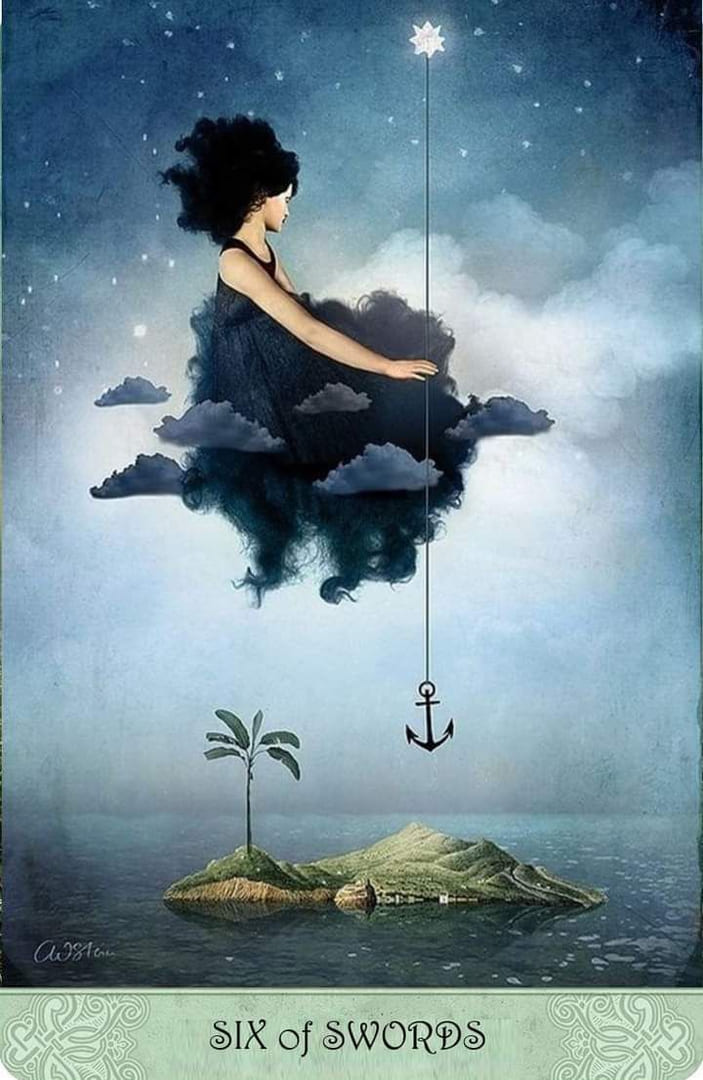 Six of Swords — Tarot of Mystical Moments