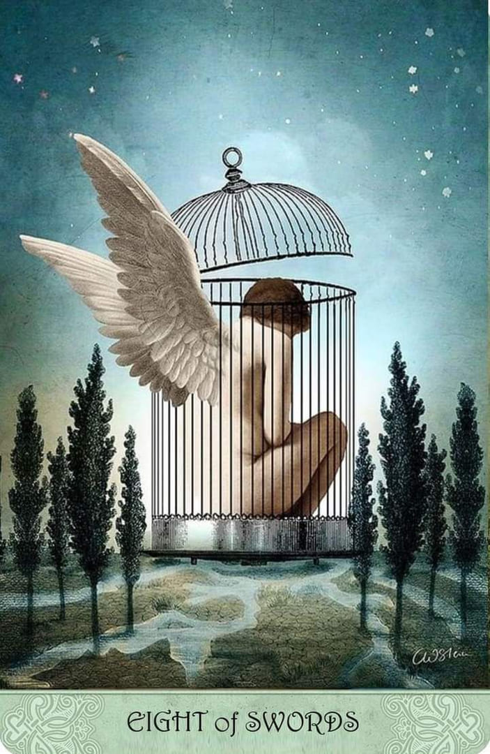 Eight of Swords — Tarot of Mystical Moments
