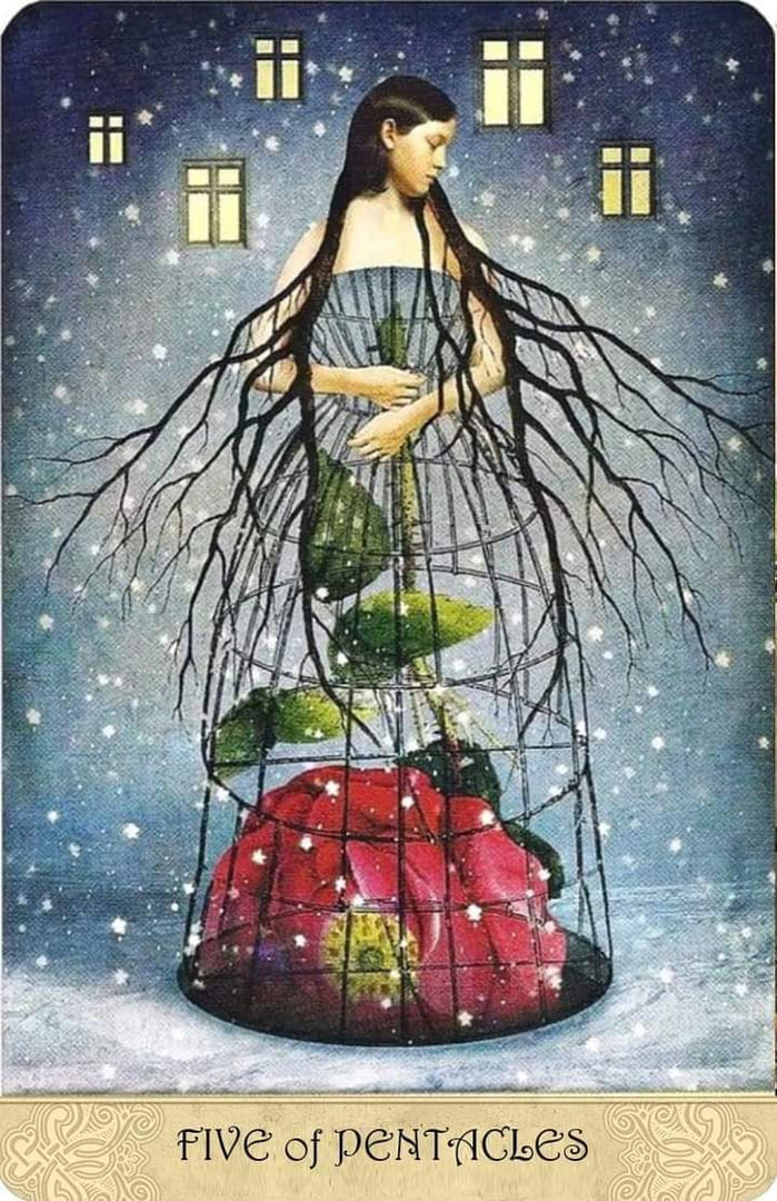 Five of Pentacles — Tarot of Mystical Moments