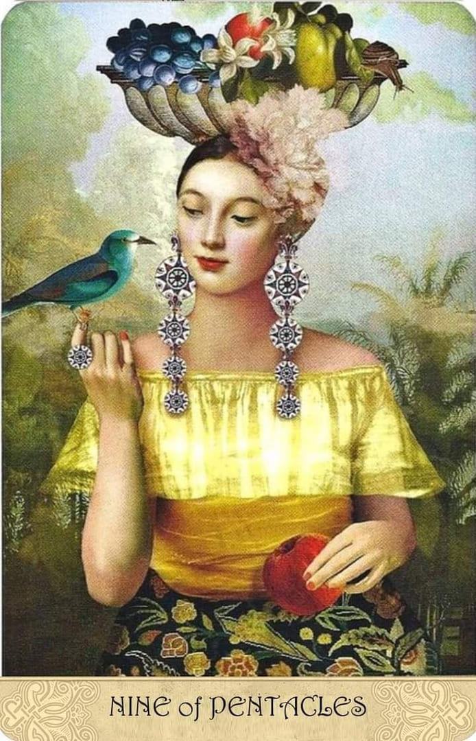 Nine of Pentacles — Tarot of Mystical Moments