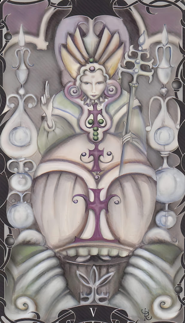 The Hierophant — Tarot of the Enchanted Garden