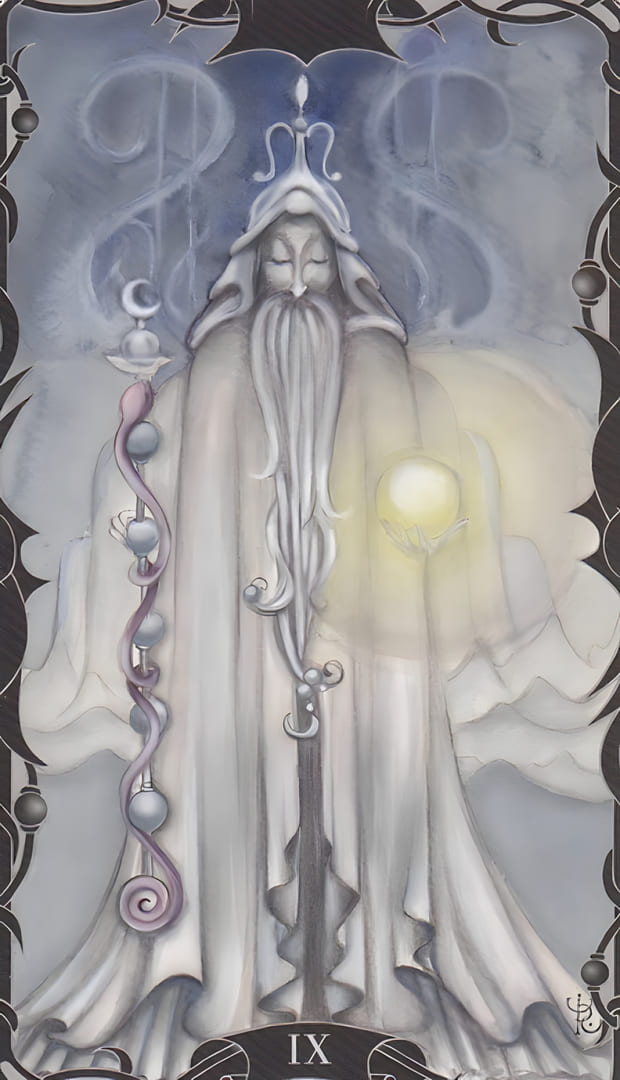The Hermit — Tarot of the Enchanted Garden