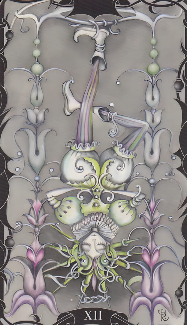 The Hanged Man — Tarot of the Enchanted Garden