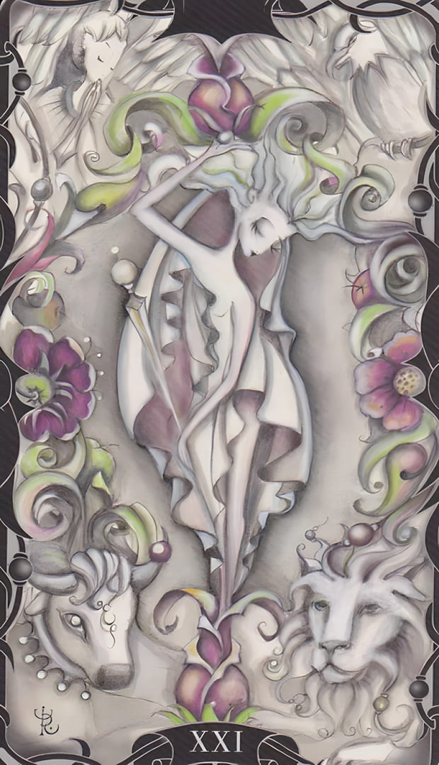The World — Tarot of the Enchanted Garden