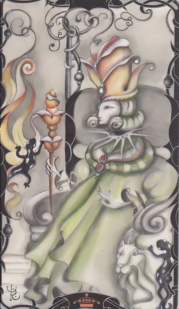 King of Wands — Tarot of the Enchanted Garden