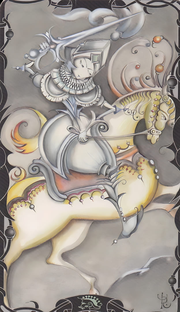 Knight of Swords — Tarot of the Enchanted Garden