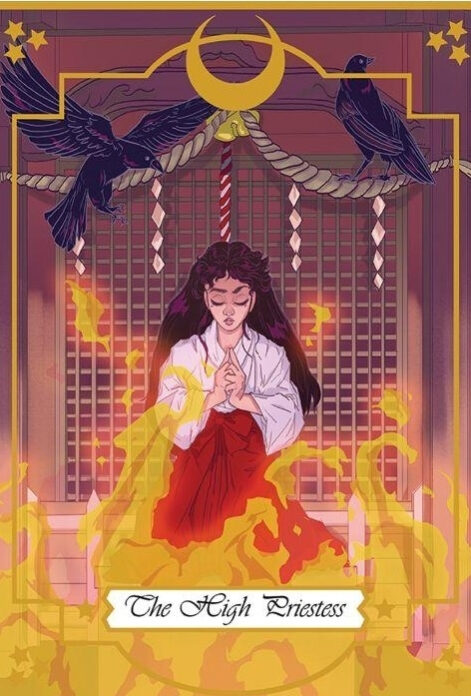The High Priestess — Moonlight Senshi Tarot