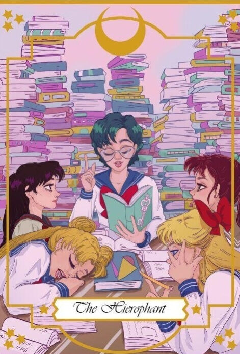 The Hierophant — Moonlight Senshi Tarot