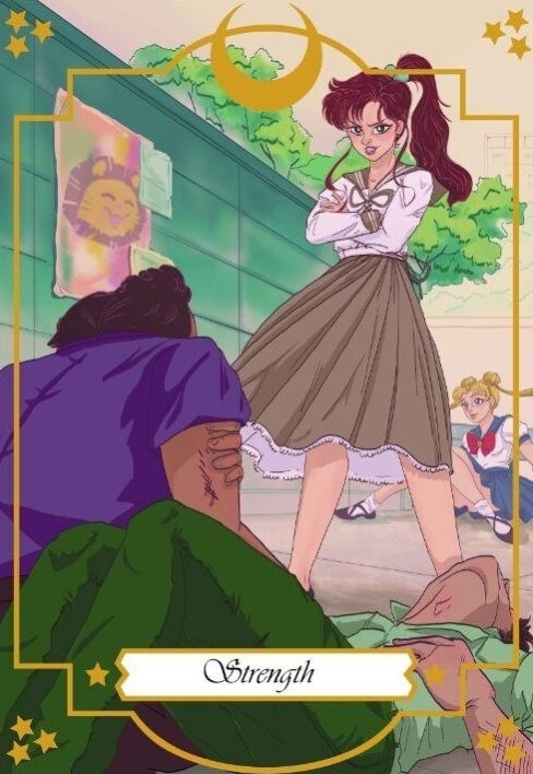 Strength — Moonlight Senshi Tarot