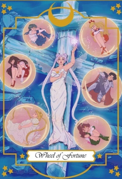 Wheel of Fortune — Moonlight Senshi Tarot