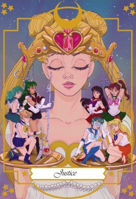 Justice — Moonlight Senshi Tarot