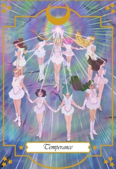 Temperance — Moonlight Senshi Tarot