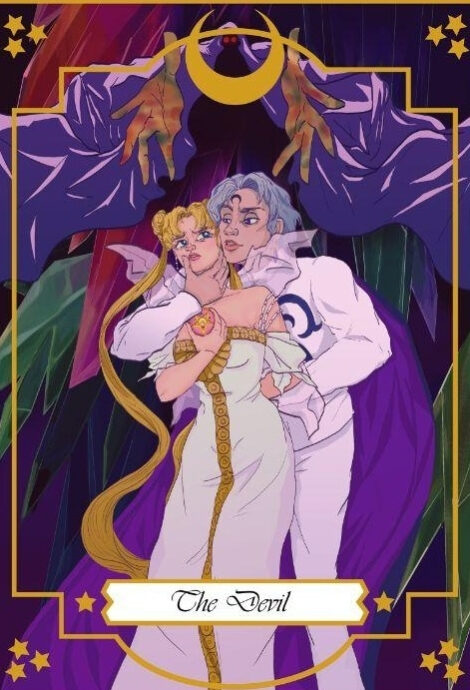 The Devil — Moonlight Senshi Tarot