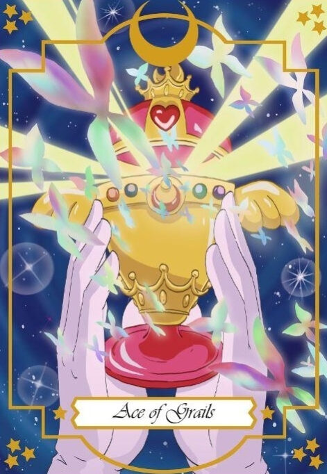 Ace of Cups — Moonlight Senshi Tarot
