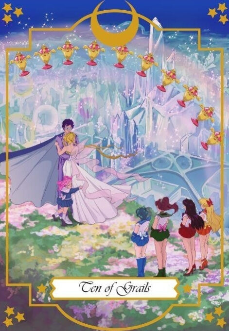 Ten of Cups — Moonlight Senshi Tarot