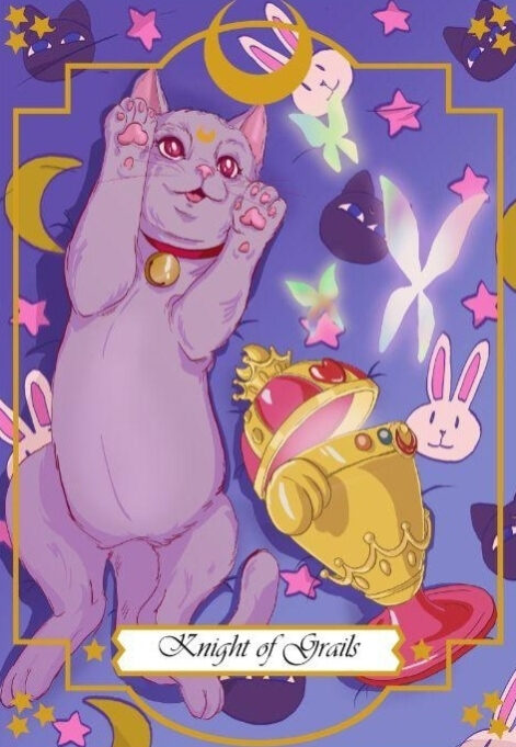 Knight of Cups — Moonlight Senshi Tarot