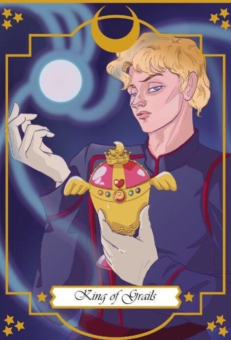 King of Cups — Moonlight Senshi Tarot