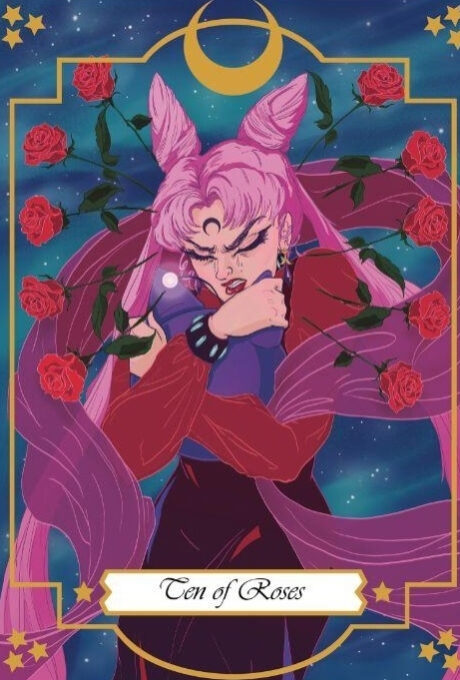 Ten of Swords — Moonlight Senshi Tarot