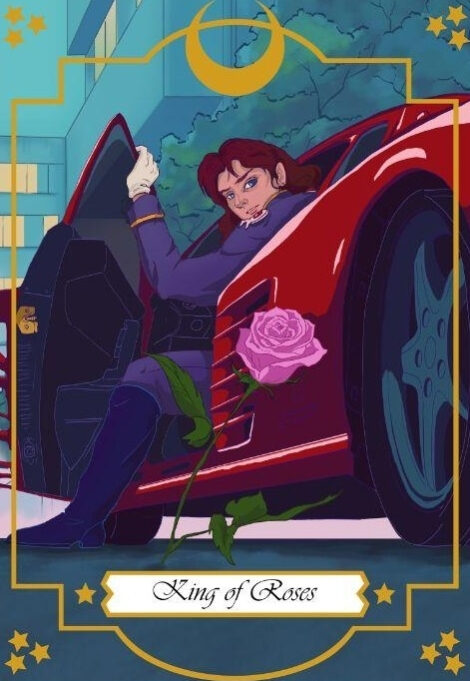 King of Swords — Moonlight Senshi Tarot