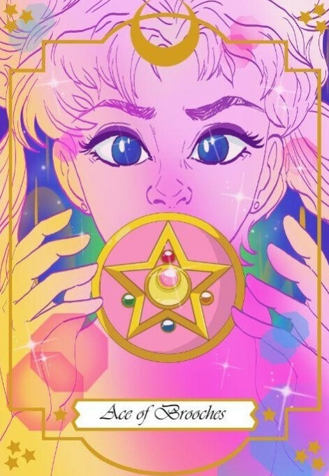 Ace of Pentacles — Moonlight Senshi Tarot
