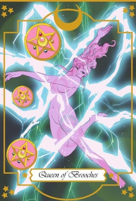 Queen of Pentacles — Moonlight Senshi Tarot
