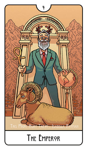The Emperor — This Might Hurt Tarot