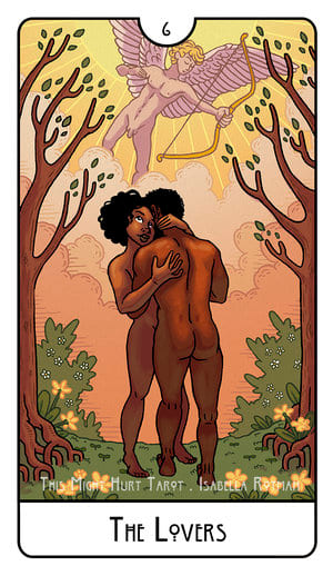 The Lovers — This Might Hurt Tarot