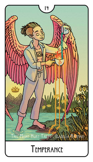 Temperance — This Might Hurt Tarot