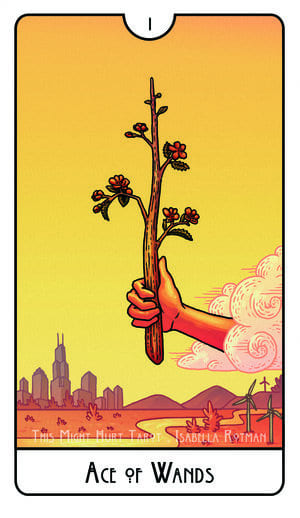 Ace of Wands — This Might Hurt Tarot