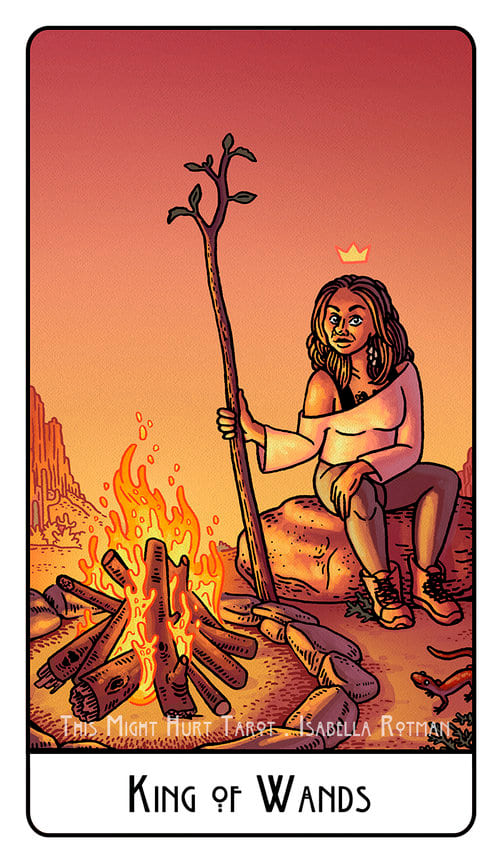 King of Wands — This Might Hurt Tarot
