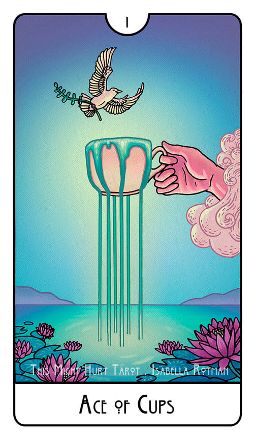Ace of Cups — This Might Hurt Tarot