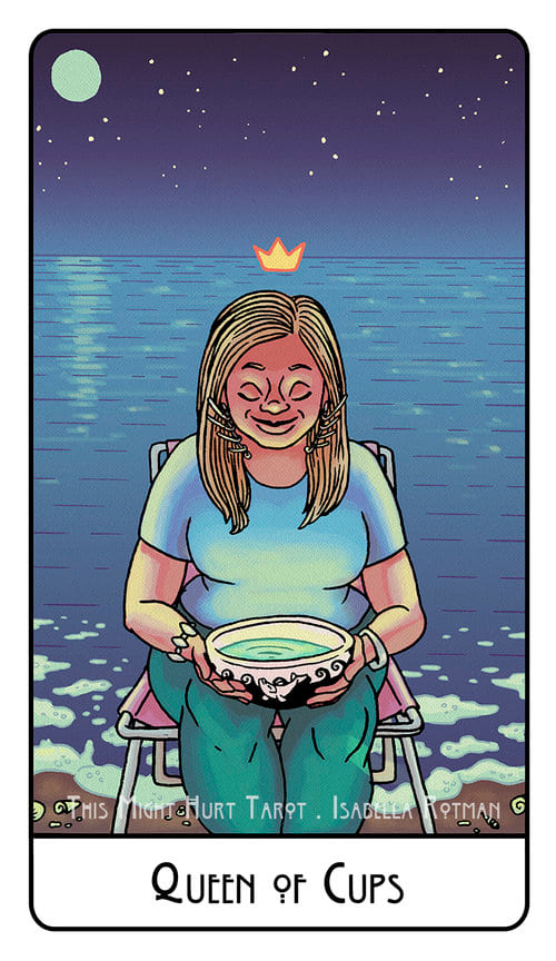 Queen of Cups — This Might Hurt Tarot